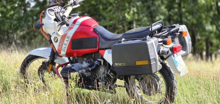 Krauser-Koffer an der BMW R100GS Paris Dakar