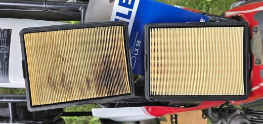Luftfiltereinsatz erneuern BMW R100GS
