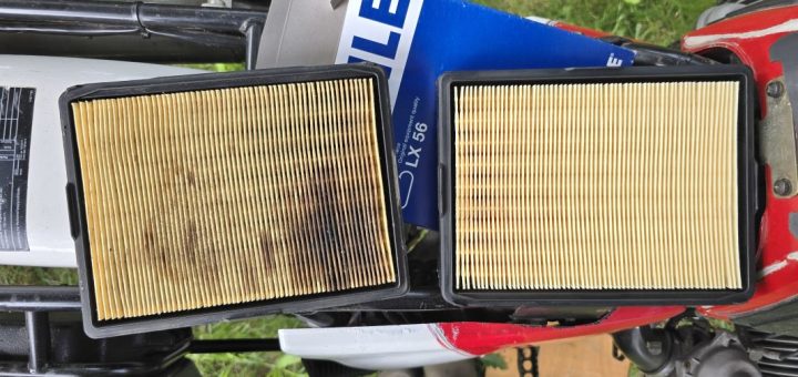 Luftfiltereinsatz erneuern BMW R100GS