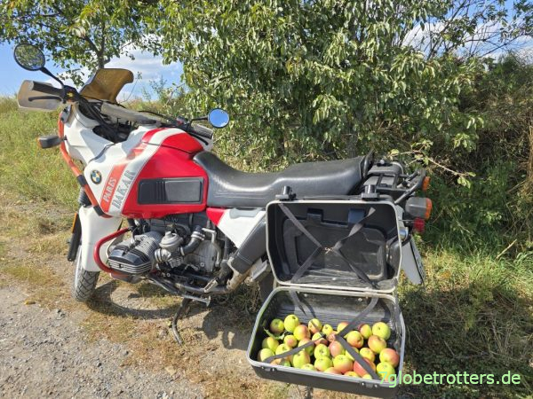 Nutzung der Krauser Koffer an der BMW R100GS Nutzung der Krauser Koffer an der BMW R100GS