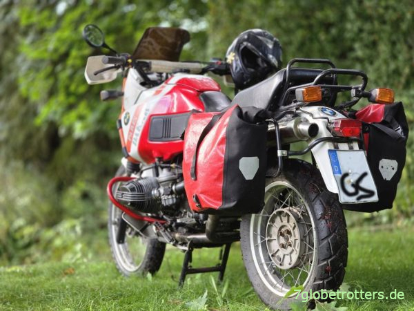 Ortlieb Back-Roller als Softbags an der R100GS Ortlieb Back-Roller als Softbags an der R100GS