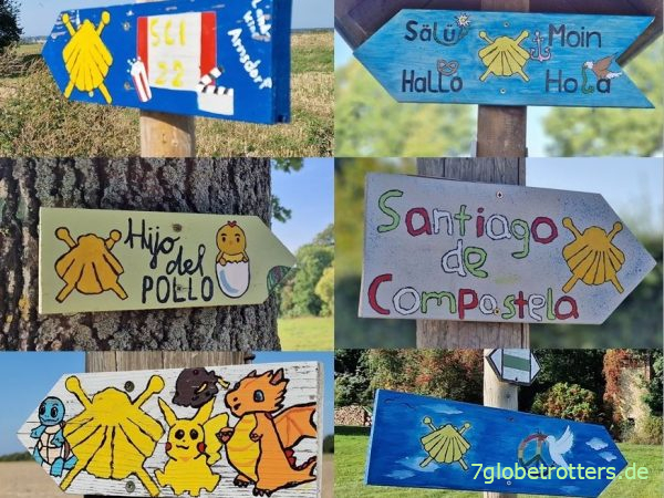 Schilder Jakobsweg Arnsdorf Schilder Jakobsweg Arnsdorf