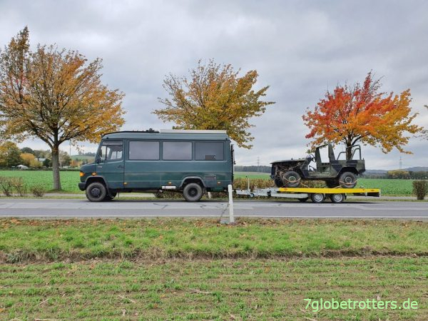 Wohnmobil mit Autoanhänger und Zuggesamtgewicht über 7,5 t (EU-Verordnung 561-2006) Wohnmobil mit Autoanhänger und Zuggesamtgewicht über 7,5 t (EU-Verordnung 561-2006)