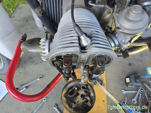 Ventile einstellen an der BMW R100GS Ventile einstellen an der BMW R100GS