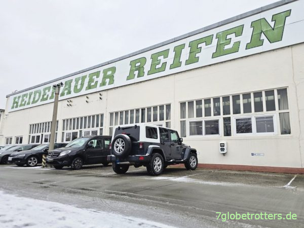Abholung Winterreifen für die BMW R100GS im Heidenauer Reifenwerk Abholung Winterreifen für die BMW R100GS im Heidenauer Reifenwerk