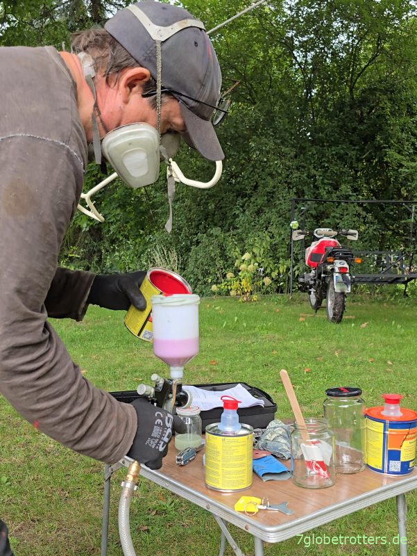 Brantho Korrux 3 in 1 RAL 3002 für die Wasserrohre der GS Brantho Korrux 3 in 1 RAL 3002 für die Wasserrohre der GS