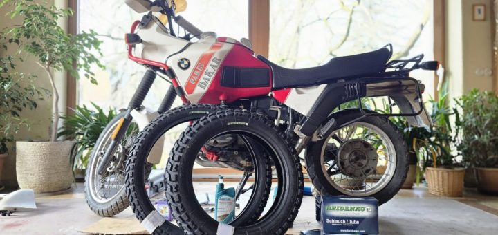 Heidenauer Winterreifen für die BMW R100GS