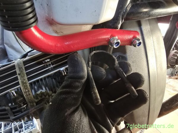 Untere Befestigung Frontschutzbügel BMW R 100 GS