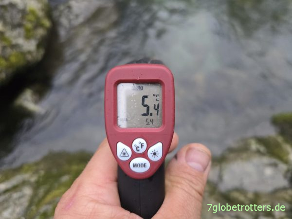 Badetemperatur im Simadal Badetemperatur im Simadal