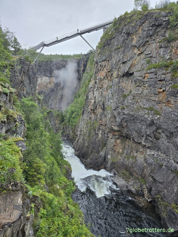 Brücke über den Vøringsfossen Brücke über den Vøringsfossen