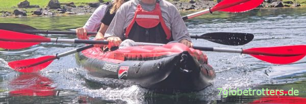 Grabner Riverstar XXL beim versuchten Rammstoß Grabner Riverstar XXL beim versuchten Rammstoß