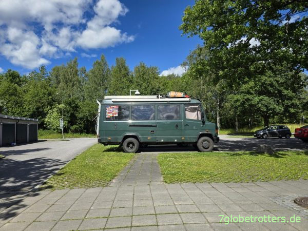Innerstädtischer Stellplatz in Örebro Innerstädtischer Stellplatz in Örebro