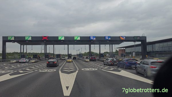 Mautstelle Öresundbrücke mit Kombiticket von Scandlines