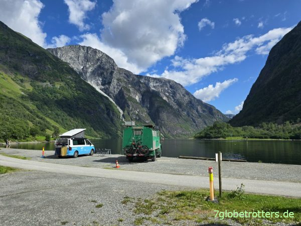Mercedes Kurzhauber am Nærøyfjord Mercedes Kurzhauber am Nærøyfjord