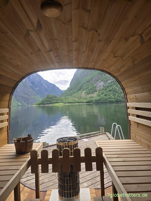 Sauna auf dem Campingplatz Bakka Nærøyfjord Sauna auf dem Campingplatz Bakka Nærøyfjord
