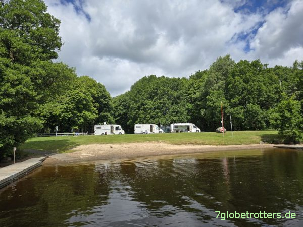 Schweden Ätraforsdammen badplats Schweden Ätraforsdammen badplats
