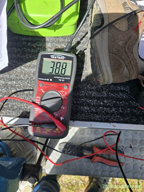 Stromeingang von der Solaranlage Stromeingang von der Solaranlage