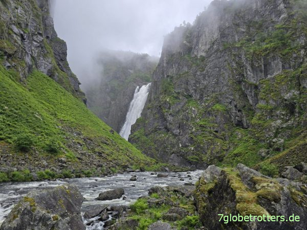 Vøringsfossen von unten Vøringsfossen von unten