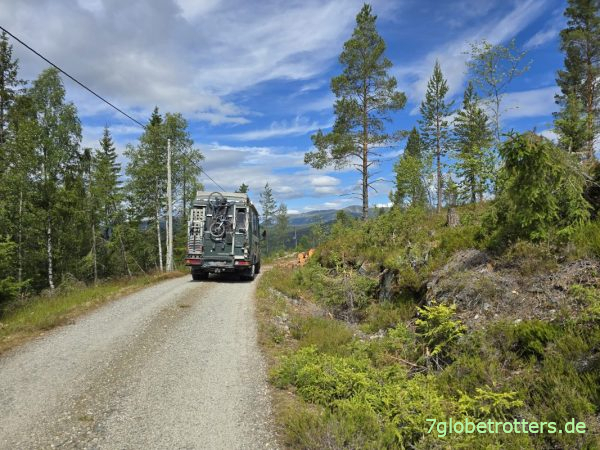 Waldpisten in Norwegen Waldpisten in Norwegen