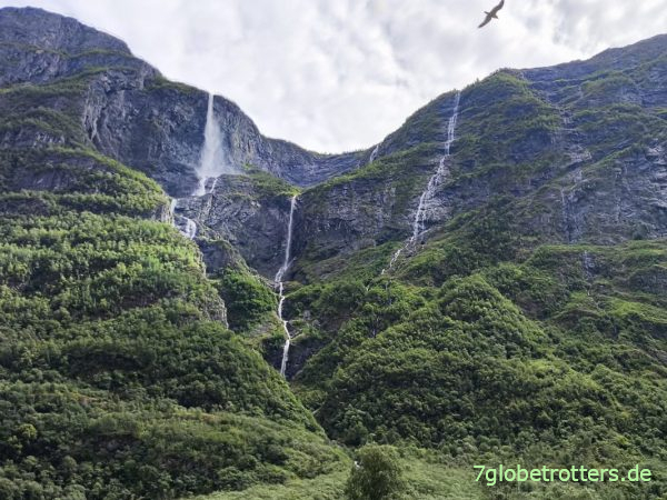 Wasserfall Kjelfossen Gudvangen Wasserfall Kjelfossen Gudvangen