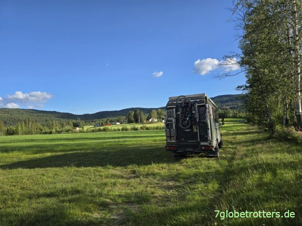 Wohnmobilstellplatz in Norwegen