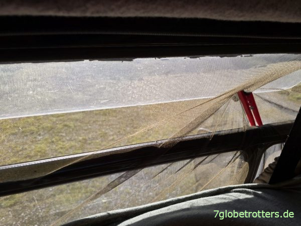 Ausstellfenster am Mercedes 711D