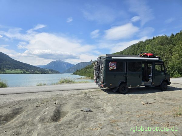 Badespot Ottadalen mit Mercedes 711