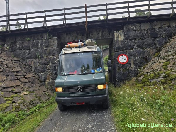 Eisenbahnunterf&uuml;hrung 3,2 m in Kvitsand