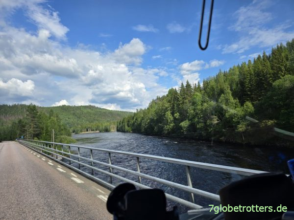 Klar&auml;lven als Ostgrenze des Finnskogen in Schweden