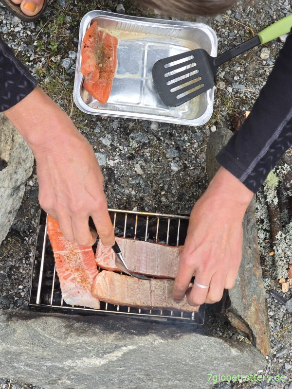 Lachsfilet vom Supermarkt Lachsfilet vom Supermarkt