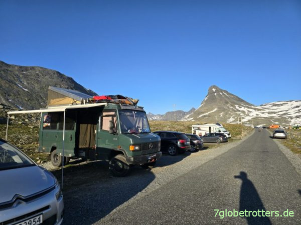 Mercedes 711D am Ende vom Leiradal