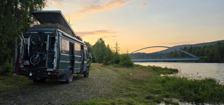 Stellplatz am Paddelfluss Klarälven bei Sysslebäck