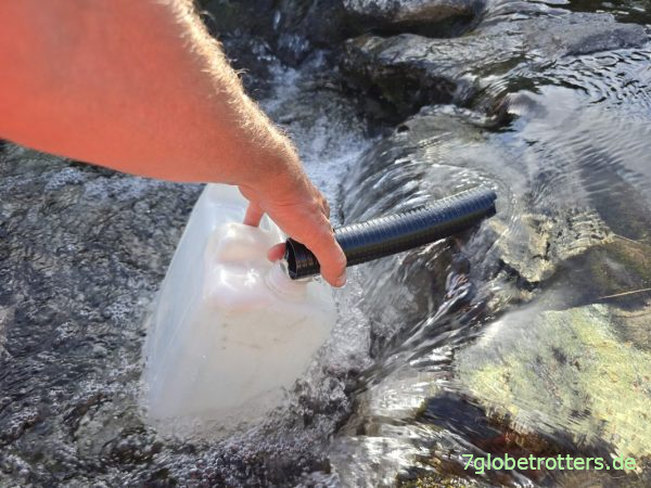 Wasser tanken am Tindevegen