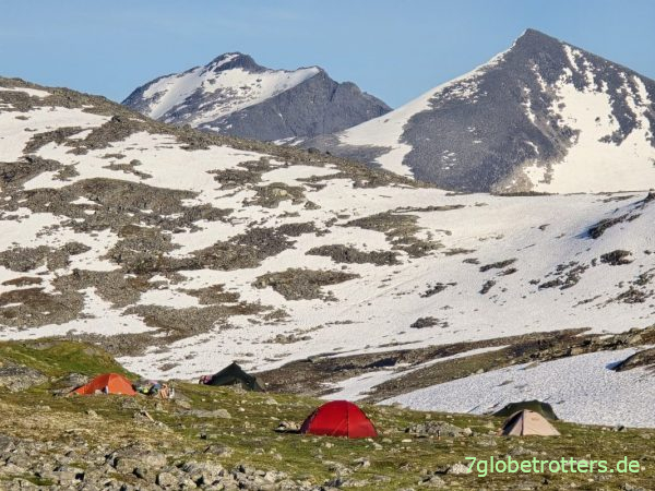 Zelte im Leiradal