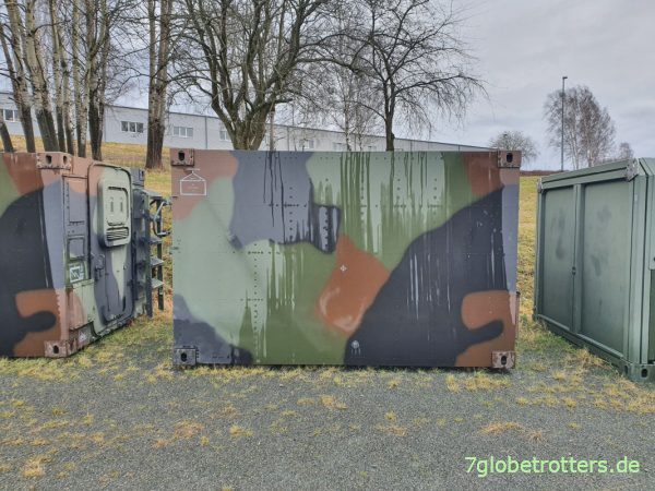 Dornier-Shelter FM1 der Bundeswehr per VEBEG zu verkaufen